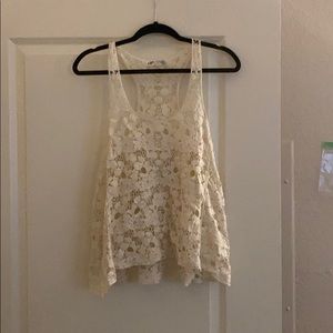 Lace coverup